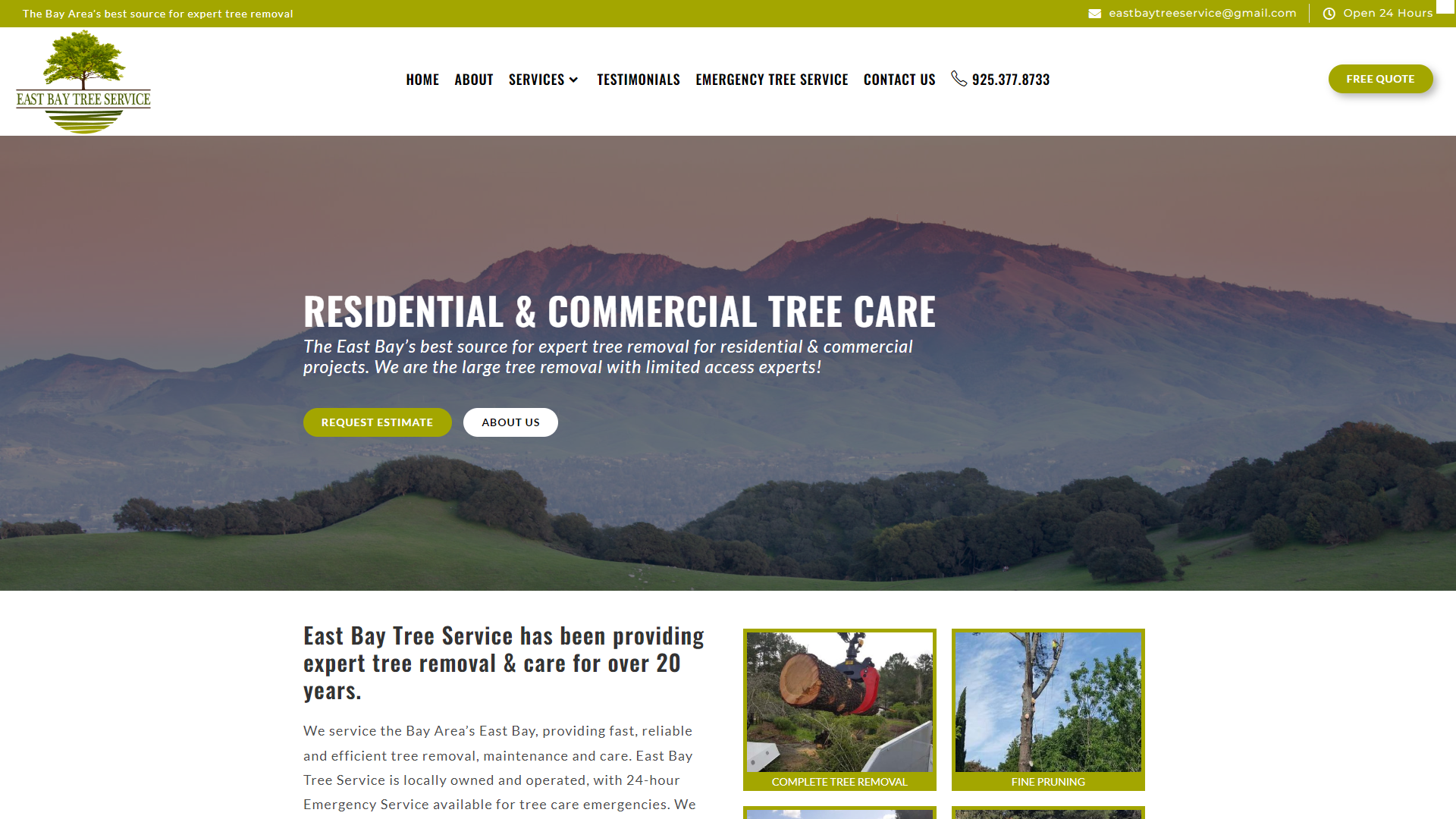 Read more about the article Just Launched: </br>EastBayTreeService.com